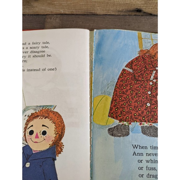 Vtg 1972 A Golden Book / Raggedy Ann - A Thank You, Please, and I Love You Book - Picture 11 of 11